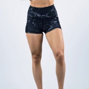 BuffBunny Black Marble Short